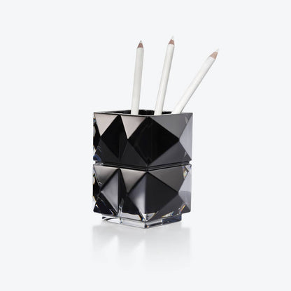 Baccarat Louxor Pencil Holder Black Vase by  Baccarat at   FormFluent Sydney, Australia