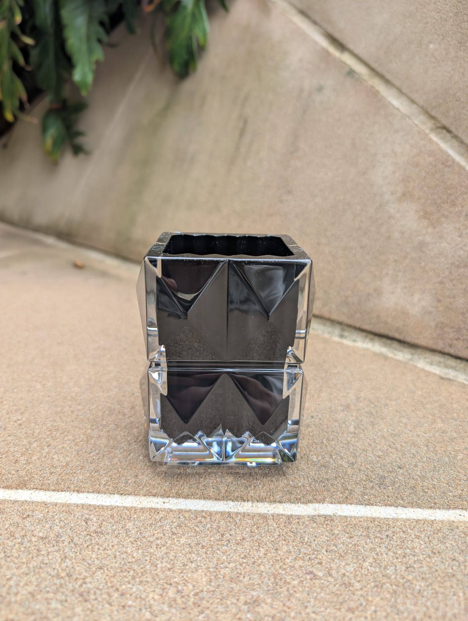 Baccarat Louxor Pencil Holder Black Vase by Baccarat at  FormFluent Sydney, Australia