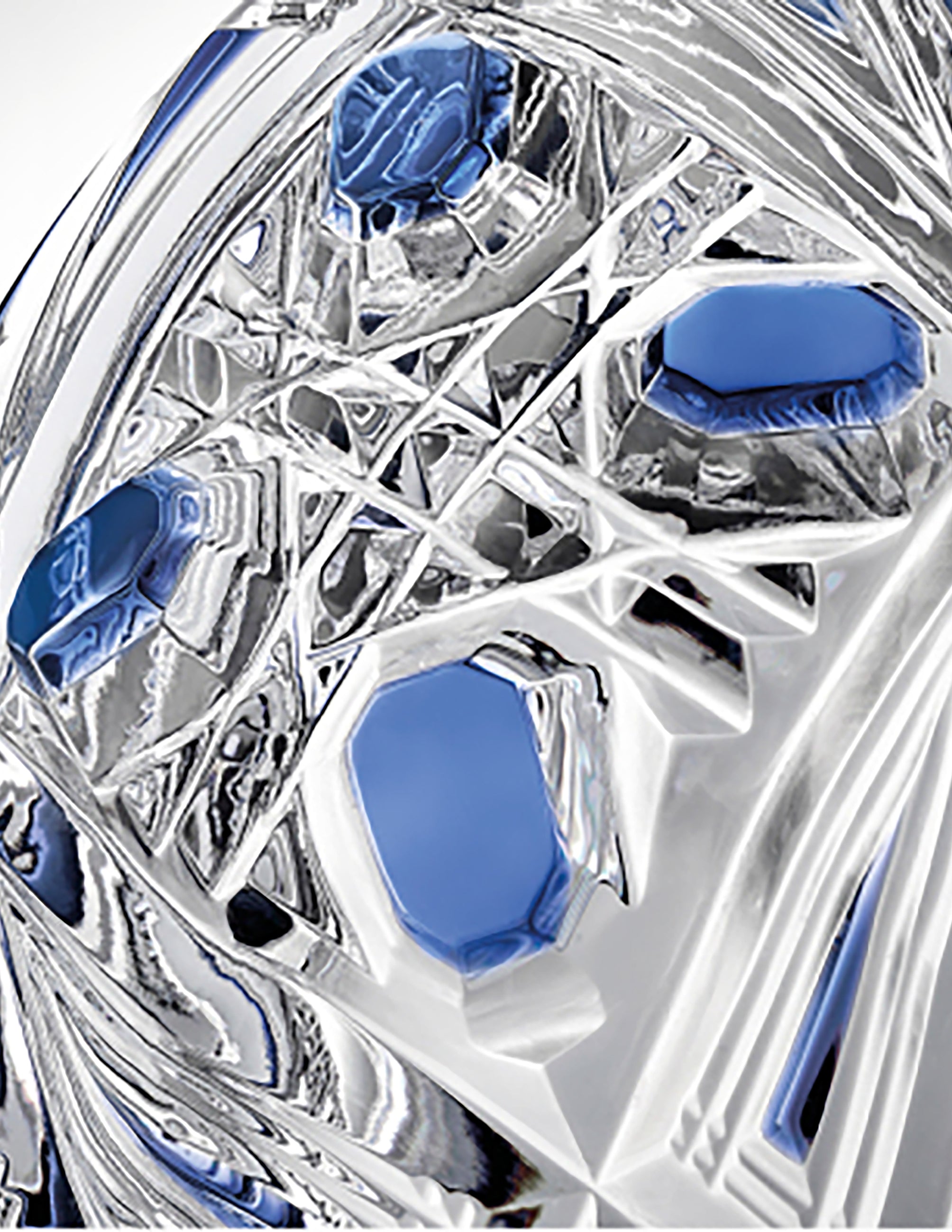 Baccarat Coupe Flammes Midnight Blue - Haute Couture | Formfluent
