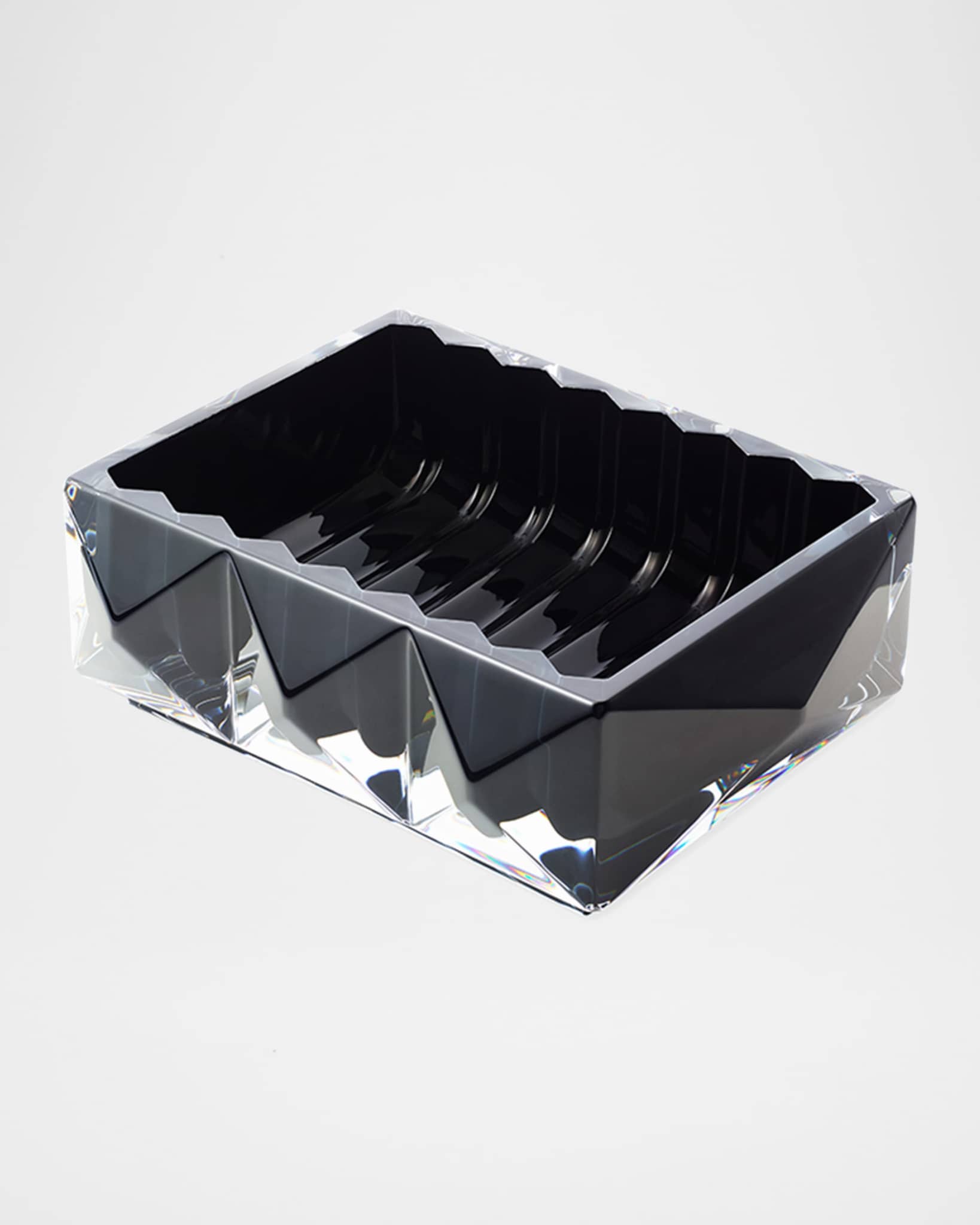Baccarat Louxor Catch-all Change Tray Black Crystal Organiser by  Baccarat at   FormFluent Sydney, Australia