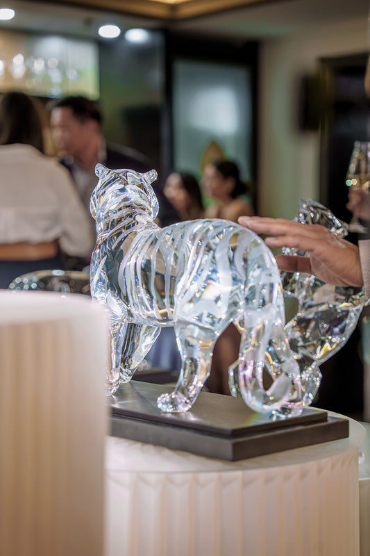 Baccarat Royal Tiger Sculpture Limited Edition - FormFluent