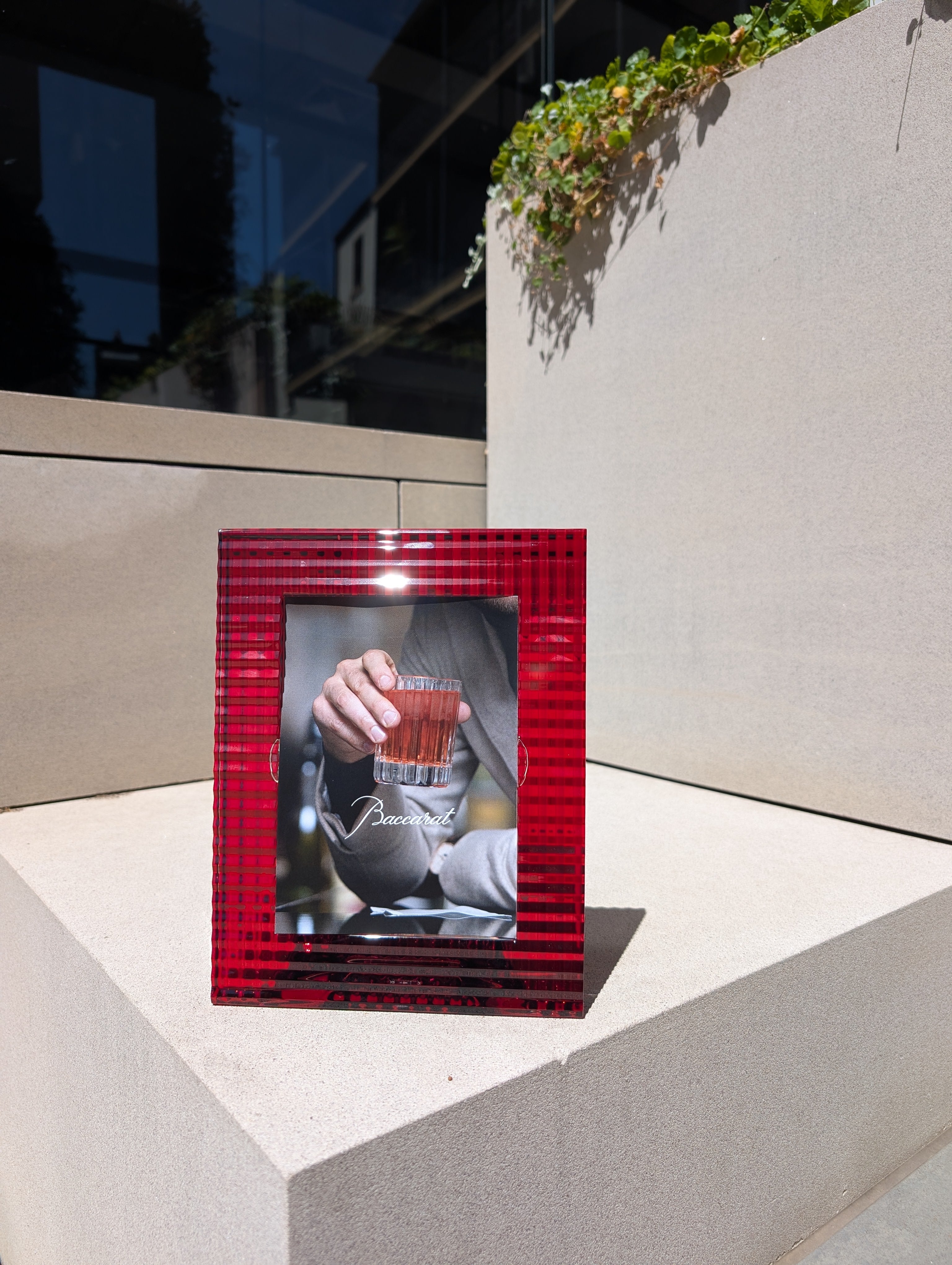 Baccarat Eye Photo Frame Red Crystal | FormFluent