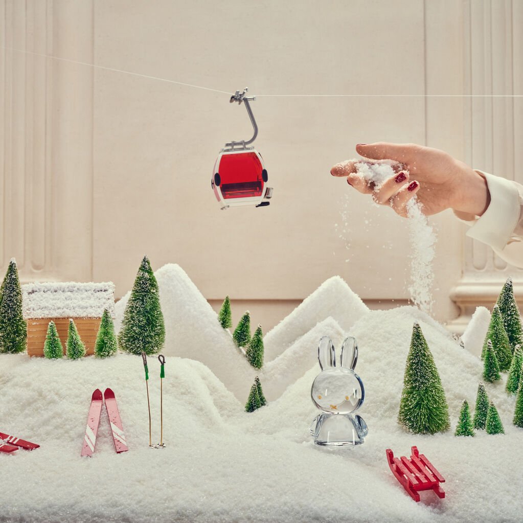 Baccarat Baccarat x Miffy Crystal Rabbit Figurine Sculpture - FormFluent Sydney Australia