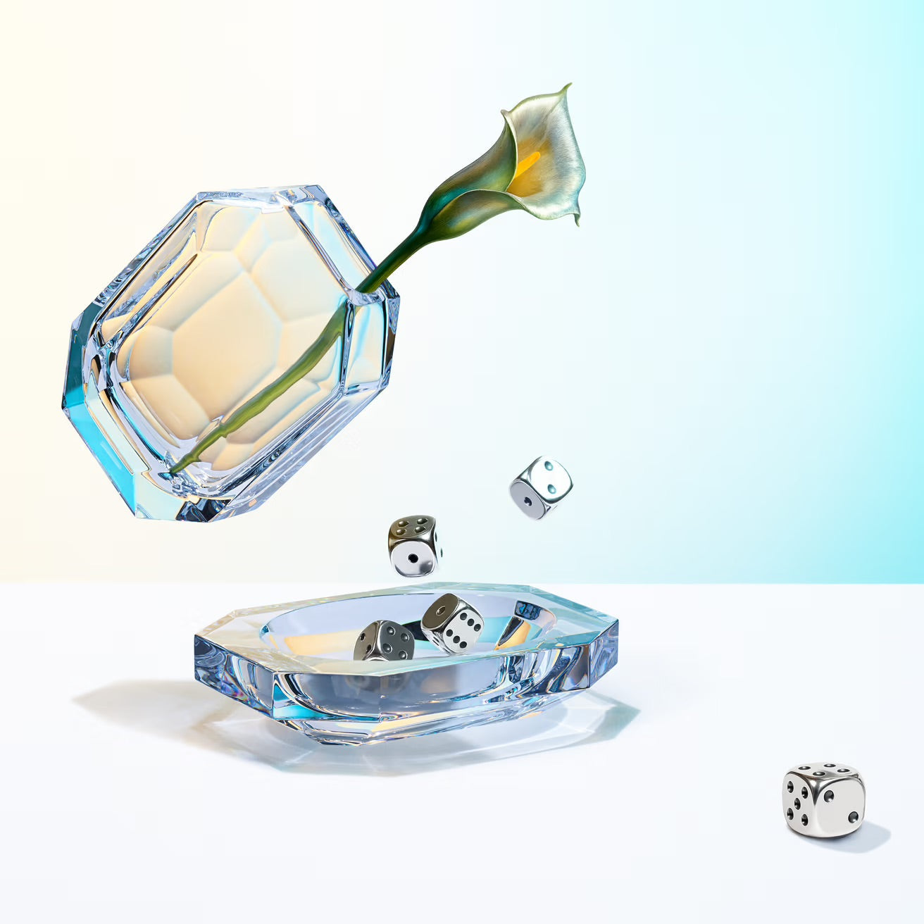 Baccarat Octogone Bud Vase