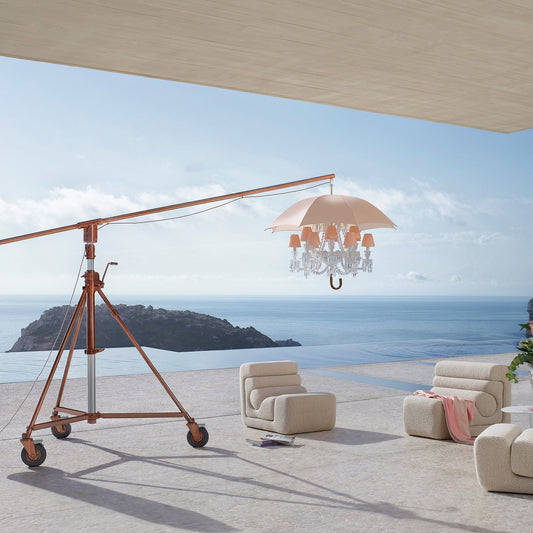 Baccarat Marie-Coquine Blushing Floor Lamp (12L) 12 Lights Limited Edition