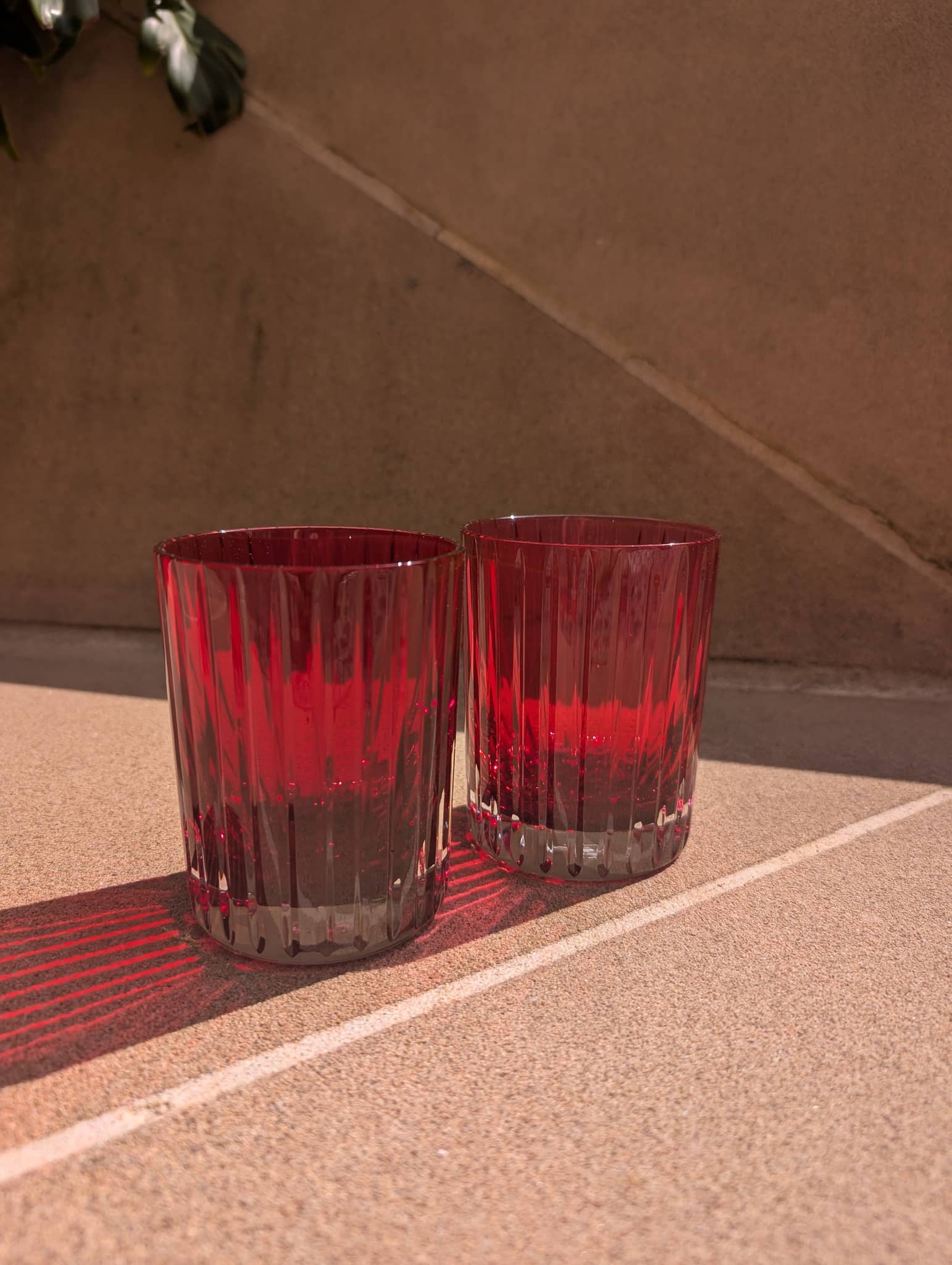 Baccarat Harmonie Tumblers Colours of Joy Red Crystal (Set of 2) Barware by  Baccarat at   FormFluent Sydney, Australia