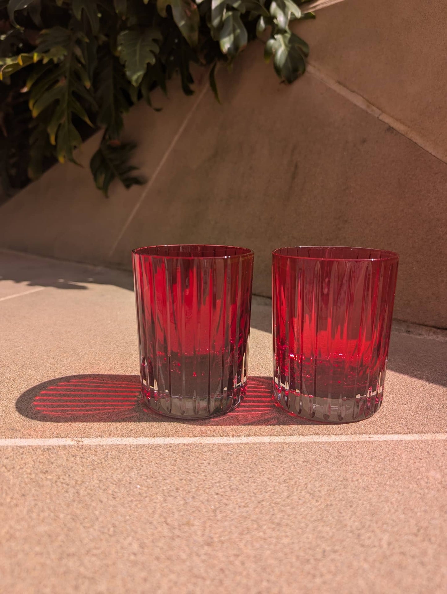 Baccarat Harmonie Tumblers Colours of Joy Red Crystal (Set of 2) Barware by  Baccarat at   FormFluent Sydney, Australia
