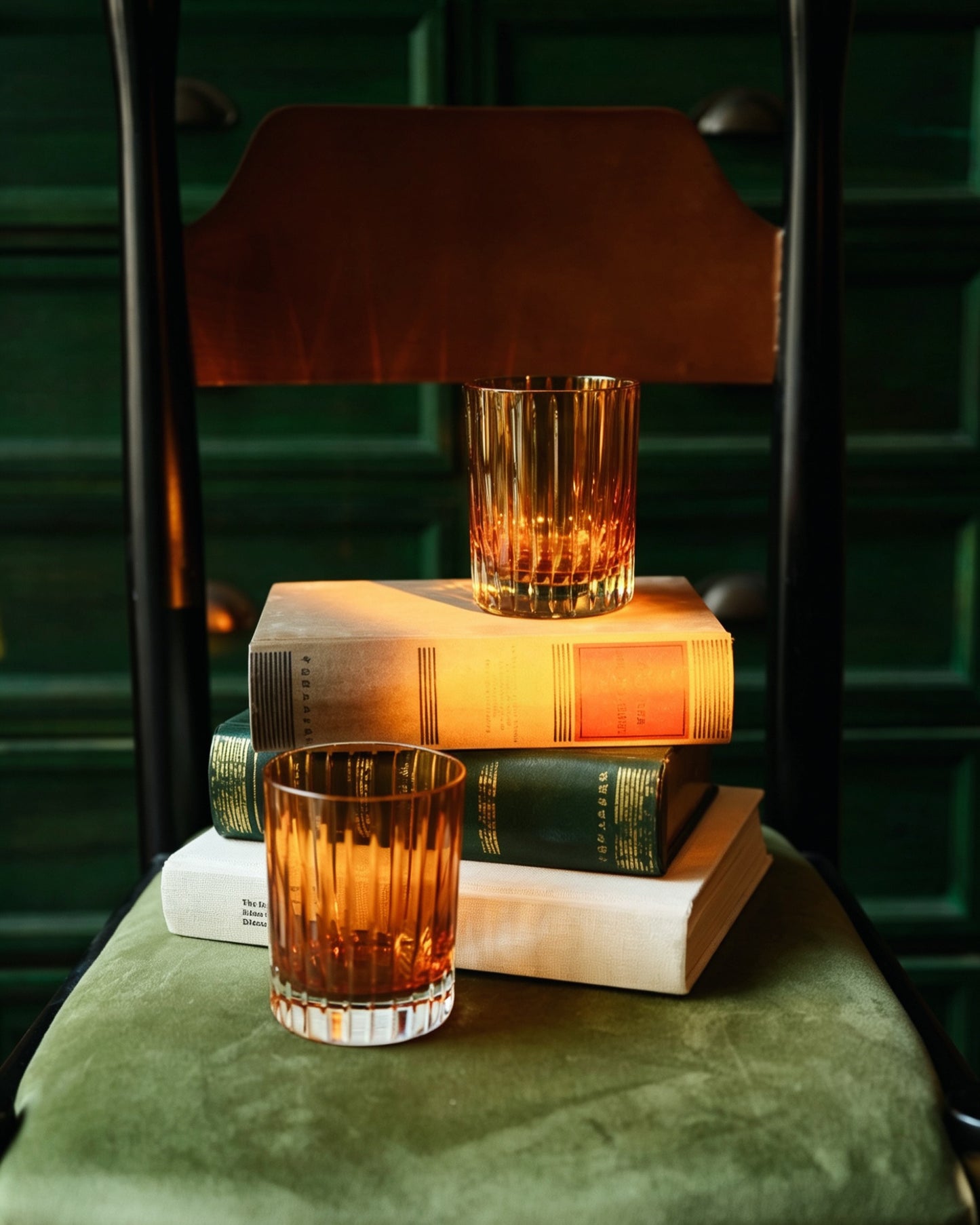 Baccarat Harmonie Tumblers Colours of Joy Orange Crystal (Set of 2)