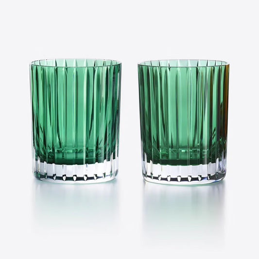  Baccarat Harmonie Tumblers Colours of Joy Green Crystal Barware by Baccarat at  FormFluent