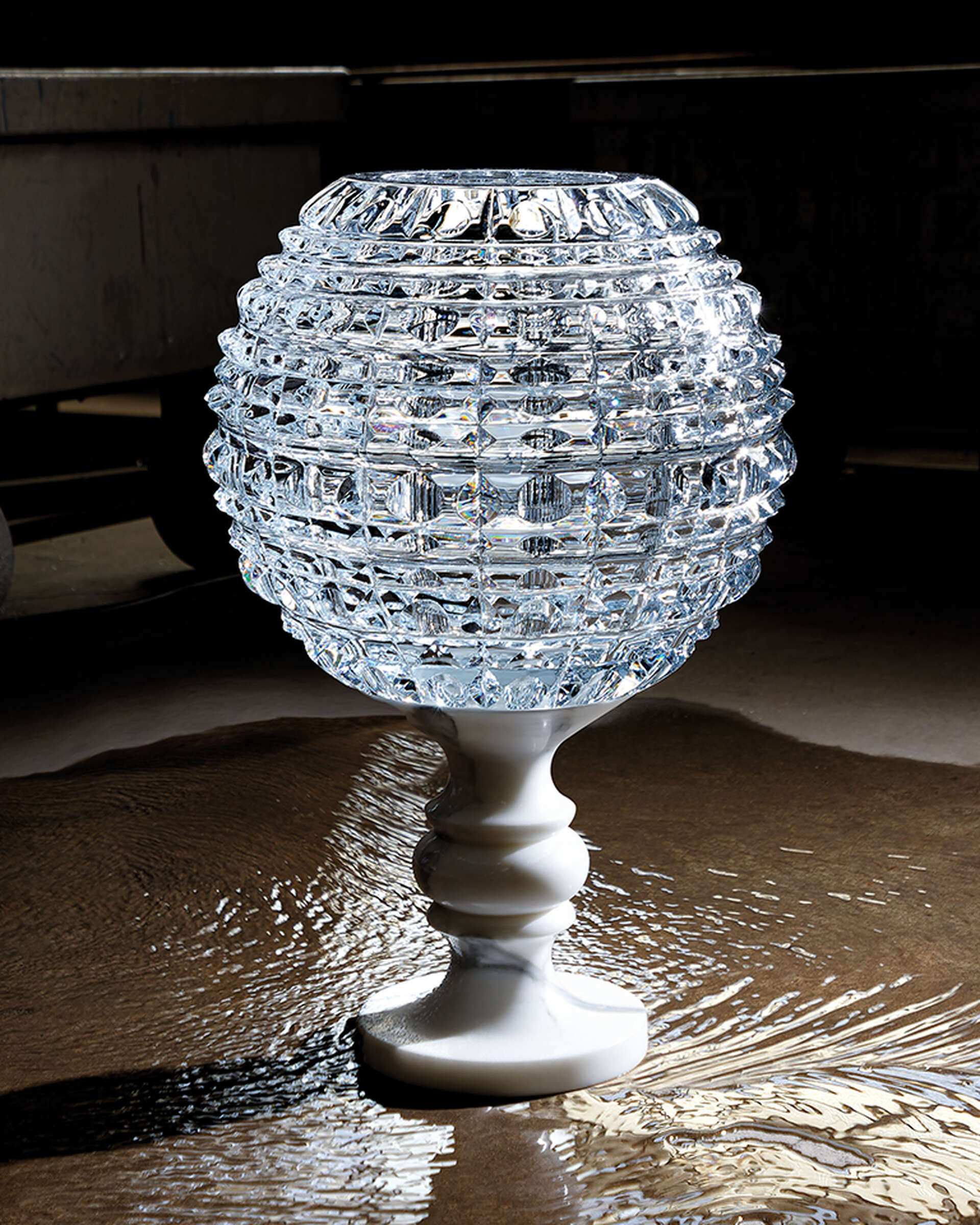 Baccarat Baccarat New Antique Solar Vase Limited Edition Barware - FormFluent Sydney Australia