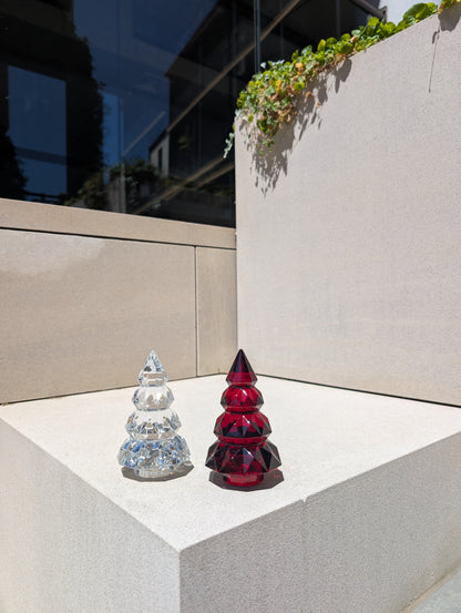 Baccarat Noël Louxor Fir Tree Clear Crystal Sculpture by  Baccarat at   FormFluent Sydney, Australia