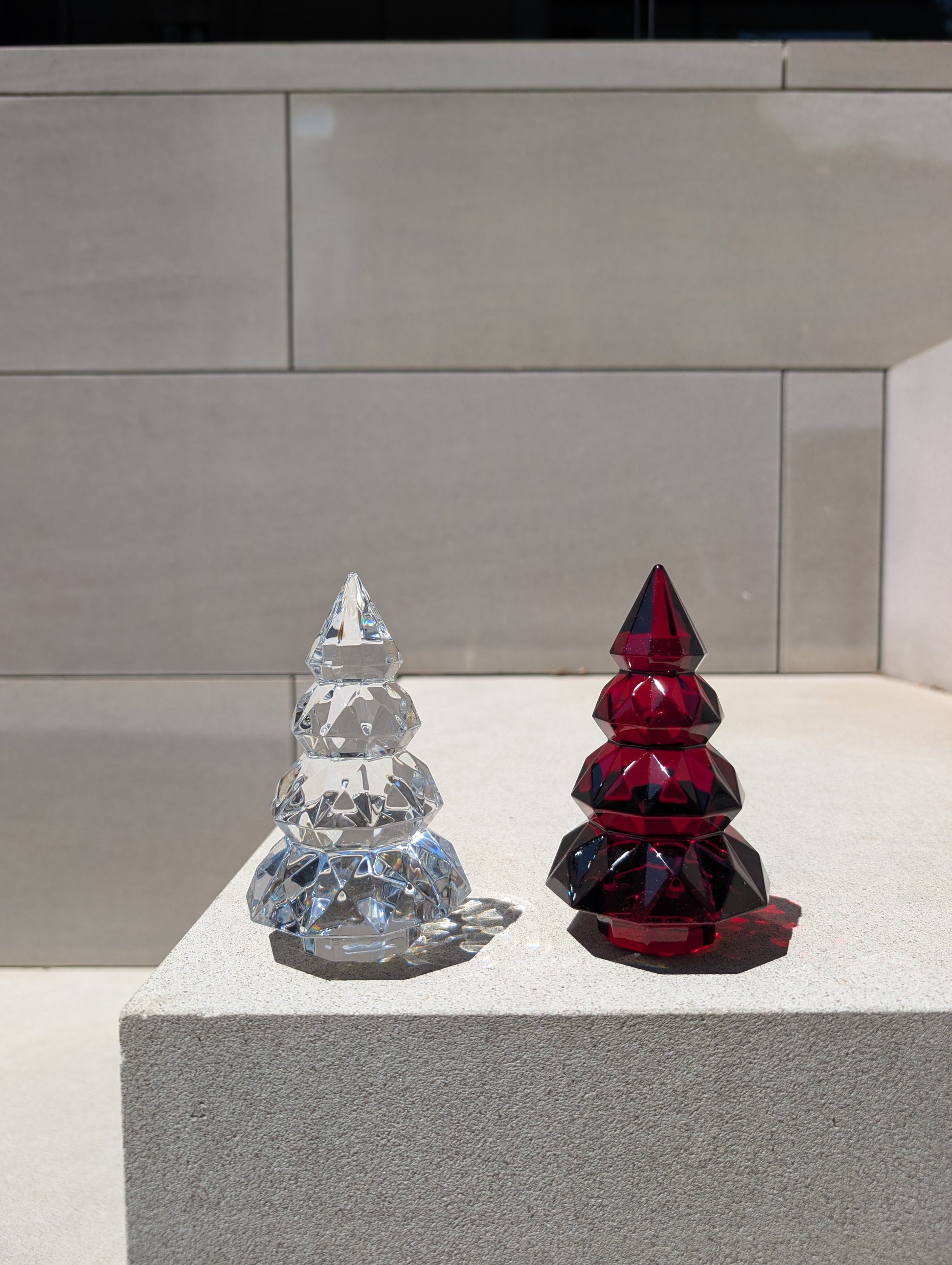 Buy Authentic Baccarat Baccarat Noël Louxor Fir Tree Sculpture - FormFluent Sydney Australia