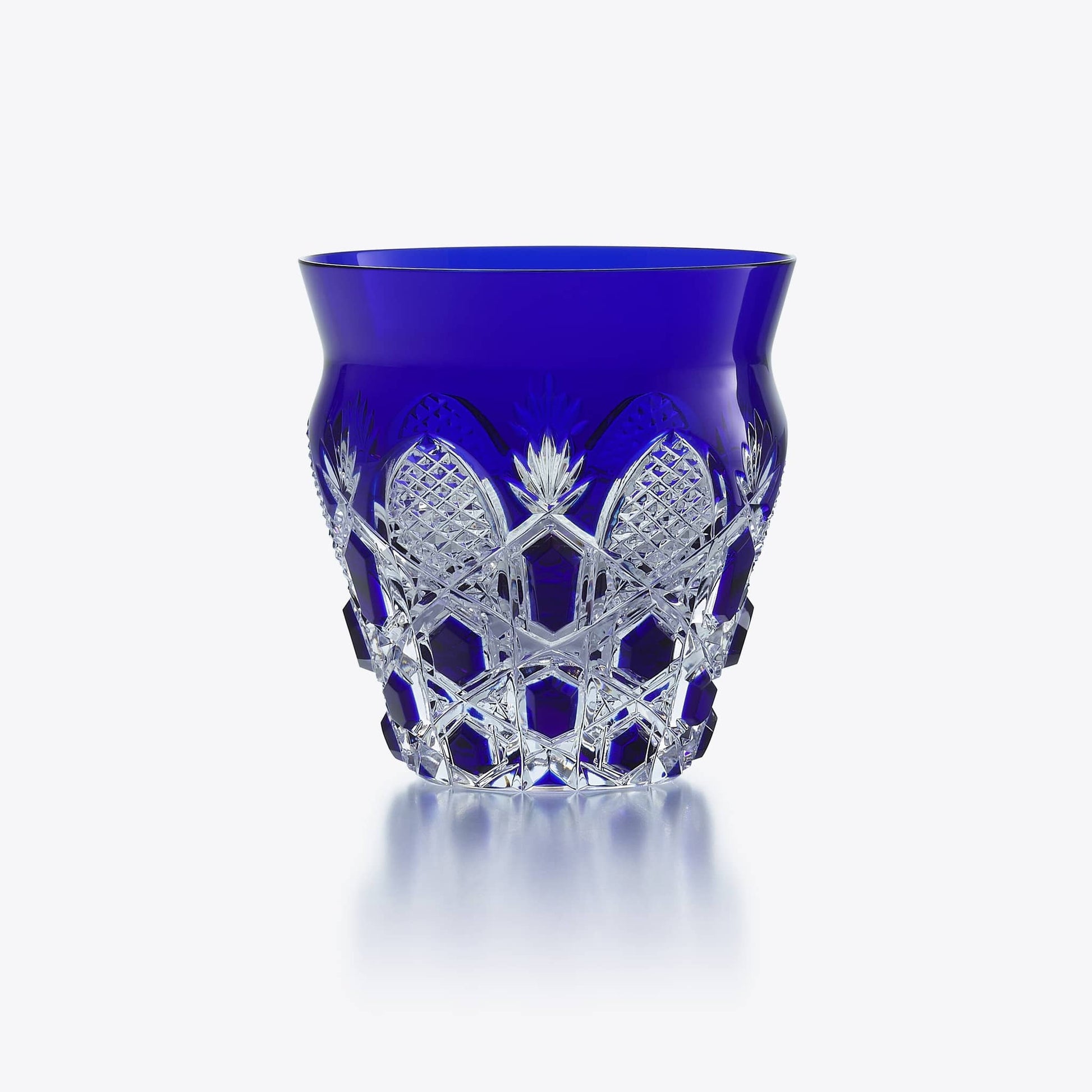 Baccarat Tsar Tumbler Blue Crystal Drinkware by  Baccarat at   FormFluent Sydney, Australia