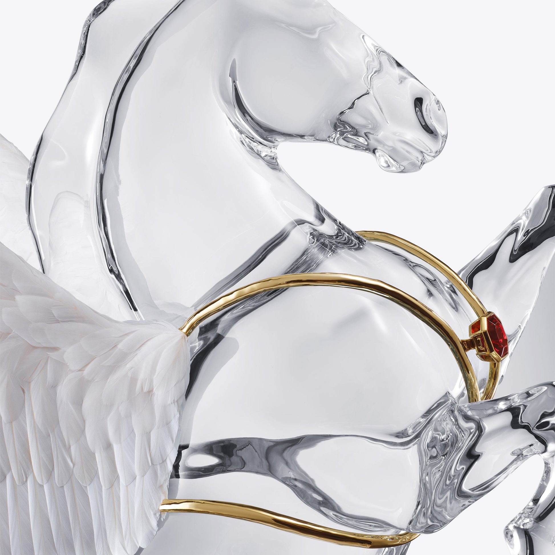 Buy Authentic Baccarat Baccarat Olympus Pegasus Horse Sculpture Limited Edition Sculpture - FormFluent Sydney Australia