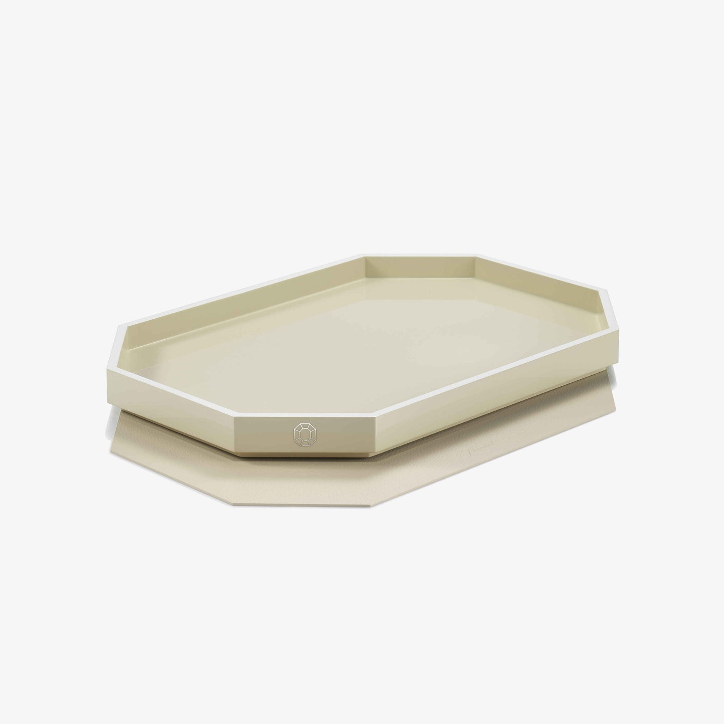 Baccarat Baccarat Lacquer Octogone Tray Ivory (S/M/L)  - FormFluent Sydney Australia
