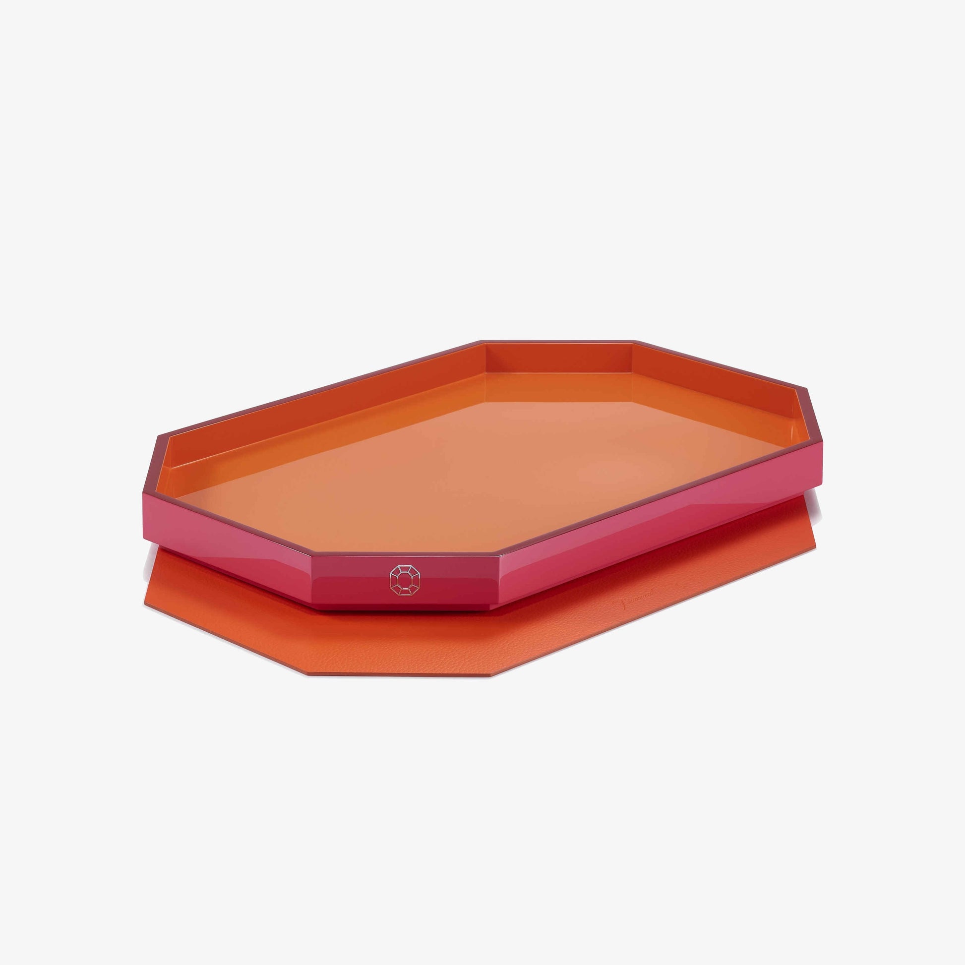 Baccarat Lacquer Octogone Tray Medium  - FormFluent Sydney Australia