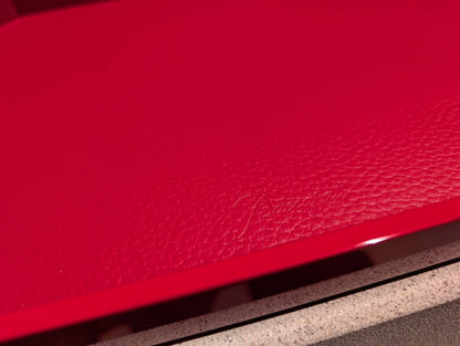 Baccarat Lacquer Octogone Tray Red (S/M/L)  by  Baccarat at   FormFluent Sydney, Australia
