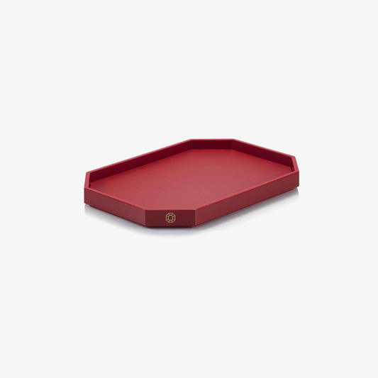 Baccarat Baccarat Lacquer Octogone Tray Red (S/M/L)  - FormFluent Sydney Australia