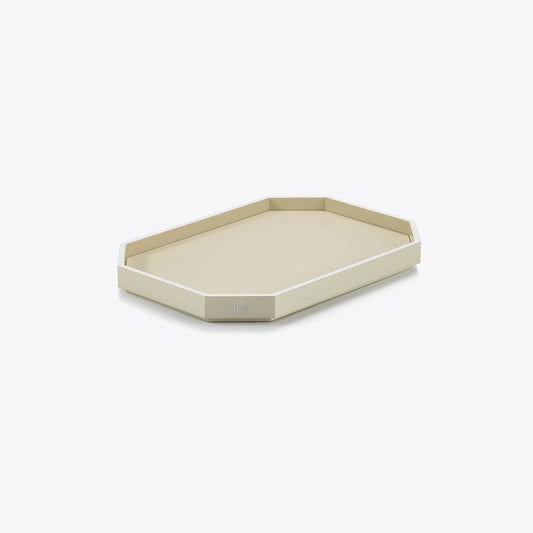 Baccarat Baccarat Lacquer Octogone Tray Ivory (S/M/L)  - FormFluent Sydney Australia