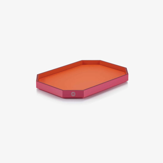 Baccarat Baccarat Lacquer Octogone Tray Orange (S/M/L)  - FormFluent Sydney Australia