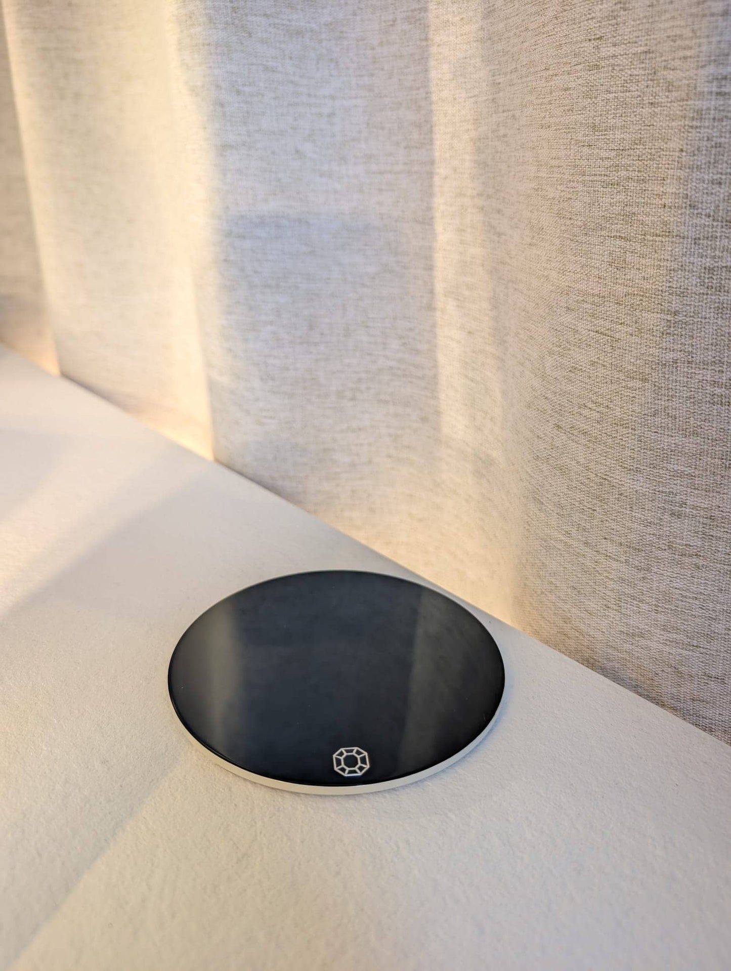 Baccarat Octogone Coasters (Set of 4) - Black  by Baccarat at  FormFluent Sydney, Australia