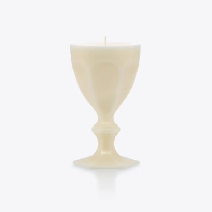 Baccarat Harcourt Glass Candle - Ivory Candle by  Baccarat at   FormFluent Sydney, Australia