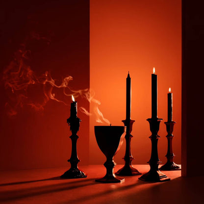 Baccarat Harcourt Candlestick Candle - Red Candle by  Baccarat at   FormFluent Sydney, Australia