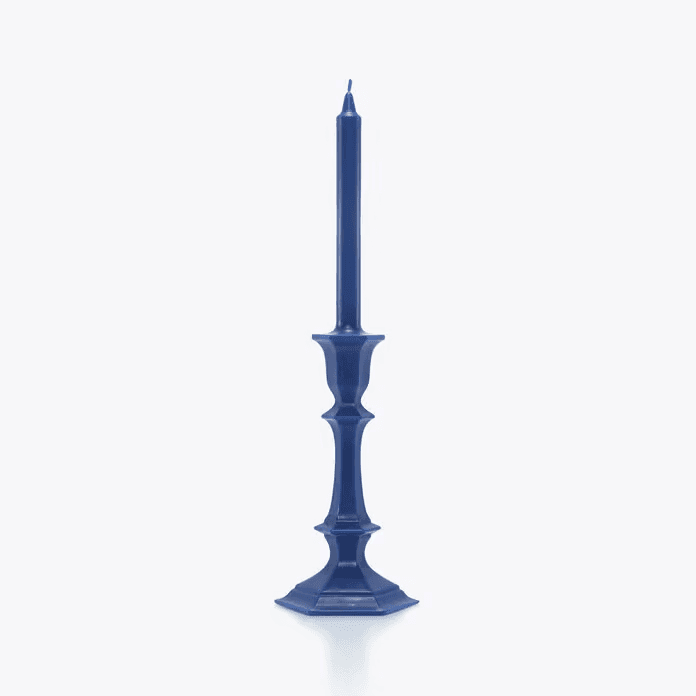 Baccarat Harcourt Candlestick Candle - Blue Candle by  Baccarat at   FormFluent Sydney, Australia