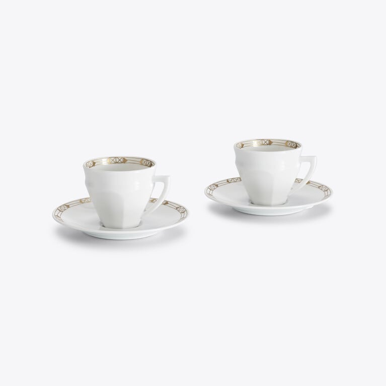 Baccarat Talleyrand Coffee Cups & Saucers