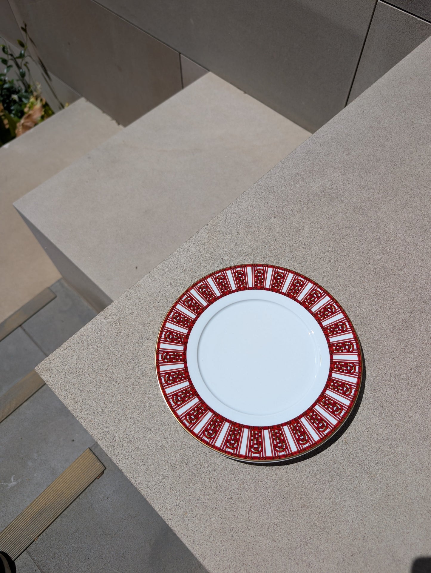 Buy Authentic Baccarat Baccarat Arcadia Red Dessert Plates (Set of 2)  - FormFluent Sydney Australia