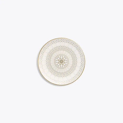 Baccarat Arcadia Gold & Platinum Bread Plate  by  Baccarat at   FormFluent Sydney, Australia