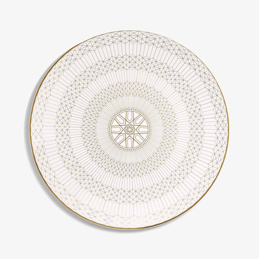 Buy Authentic Baccarat Baccarat Arcadia Gold & Platinum Show Plate Dinner Plate - FormFluent Sydney Australia
