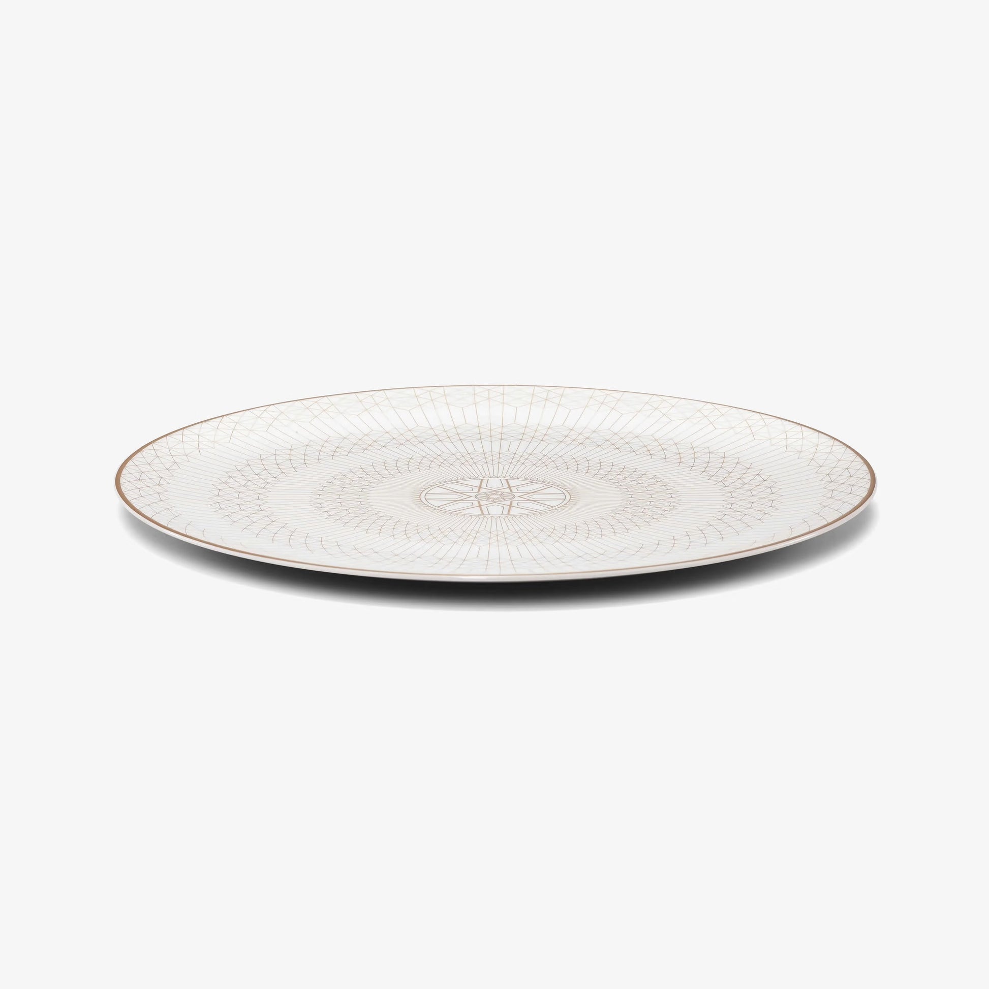 Buy Authentic Baccarat Baccarat Arcadia Gold & Platinum Show Plate Dinner Plate - FormFluent Sydney Australia