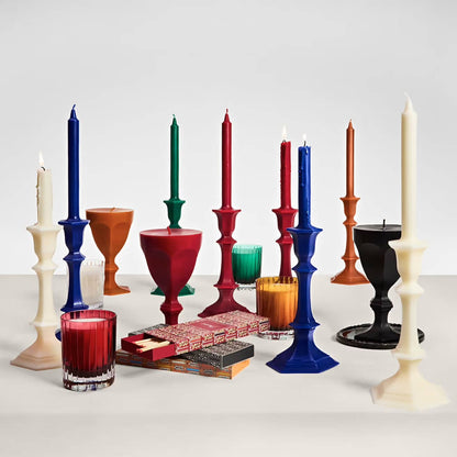 Baccarat Harcourt Candlestick Candle - Red Candle by  Baccarat at   FormFluent Sydney, Australia
