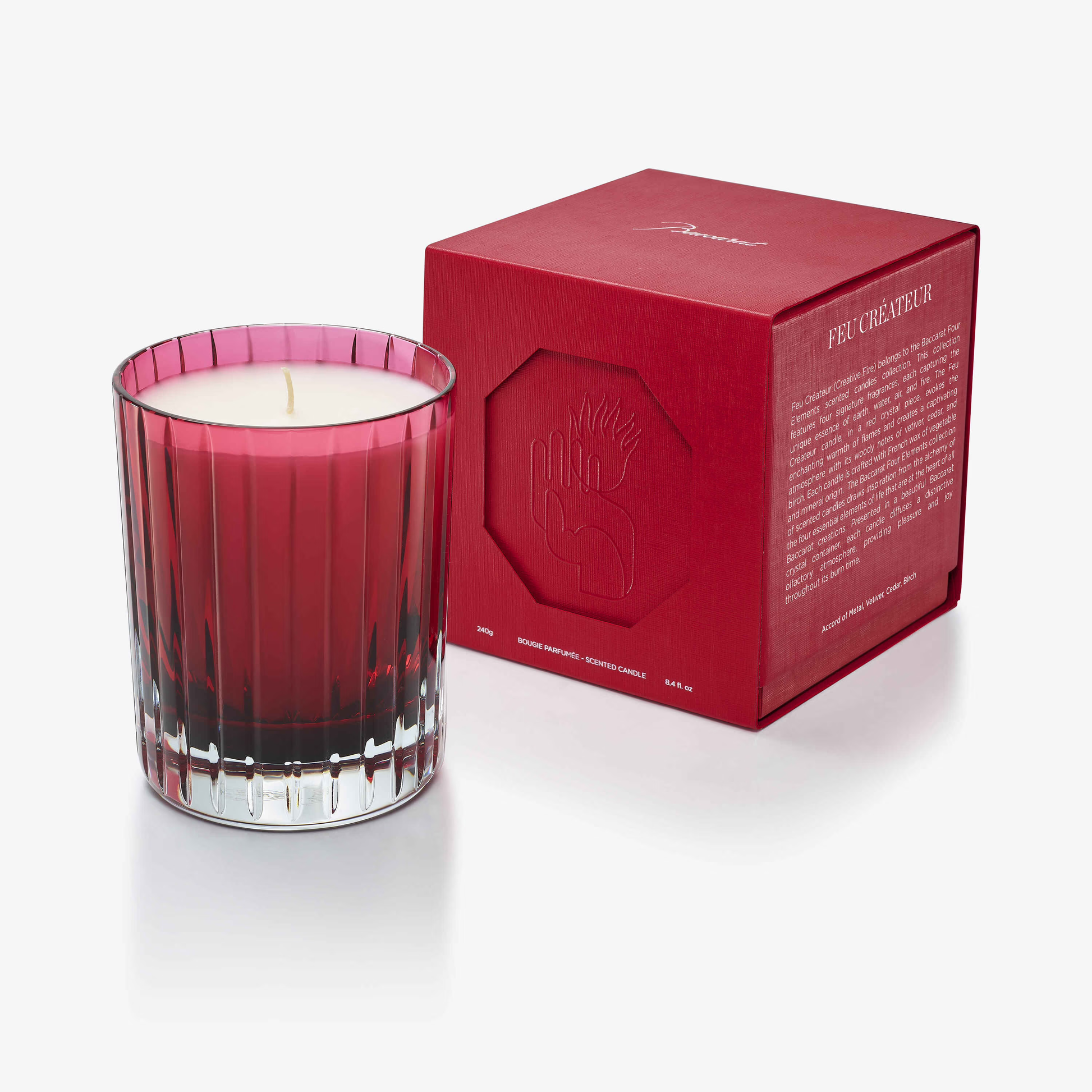 Buy Authentic Baccarat Baccarat 4 Elements Scented Candle Feu Créateur Candle - FormFluent Sydney Australia