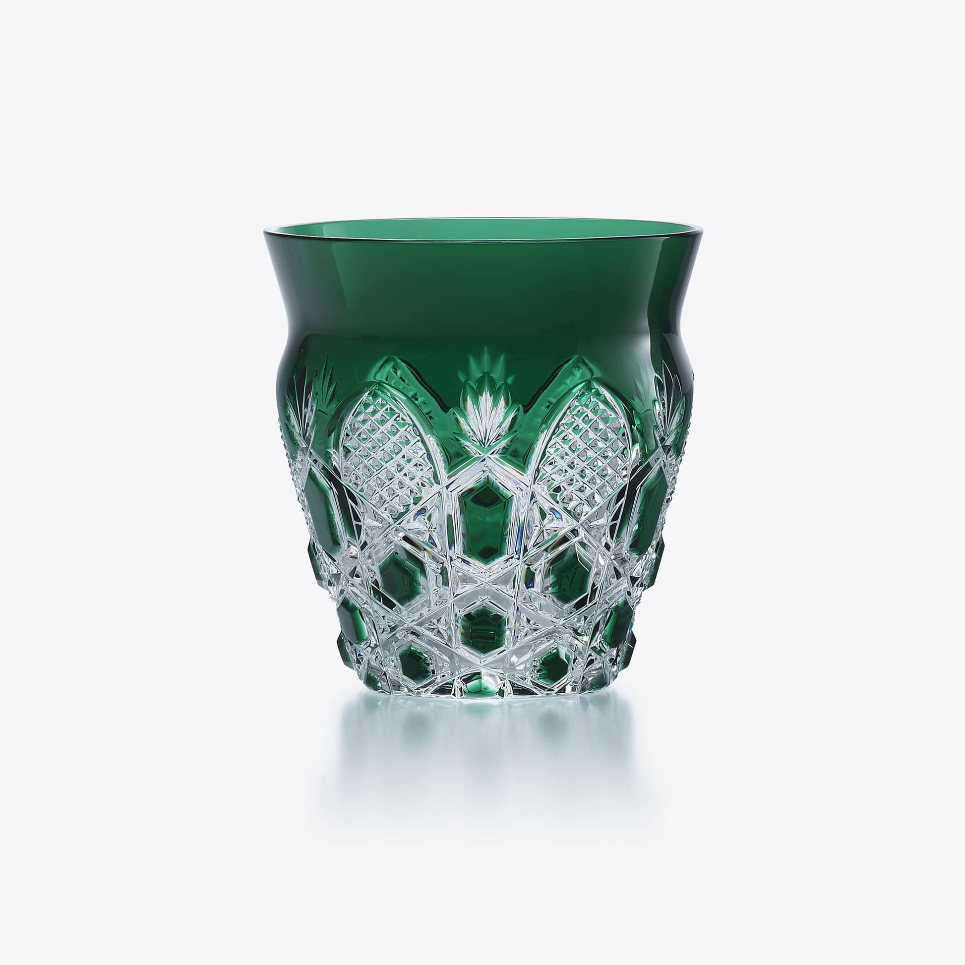 Baccarat Tsar Tumbler Green Crystal Drinkware by  Baccarat at   FormFluent Sydney, Australia