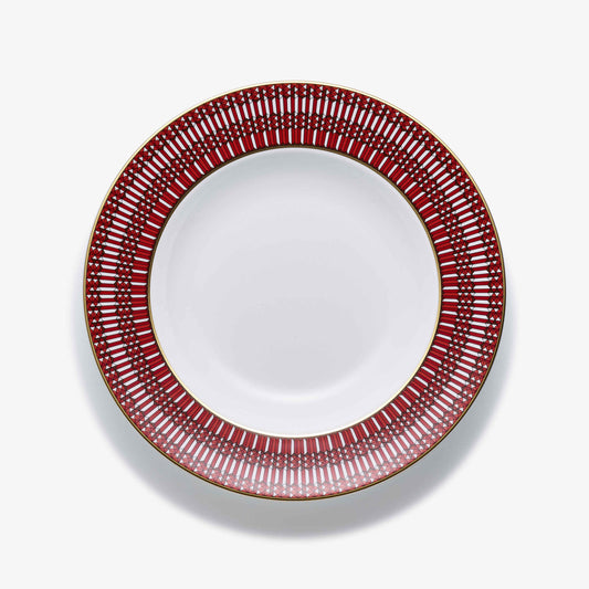 Buy Authentic Baccarat Baccarat Arcadia Red Deep Plates (Set of 2) Dinner Plate - FormFluent Sydney Australia