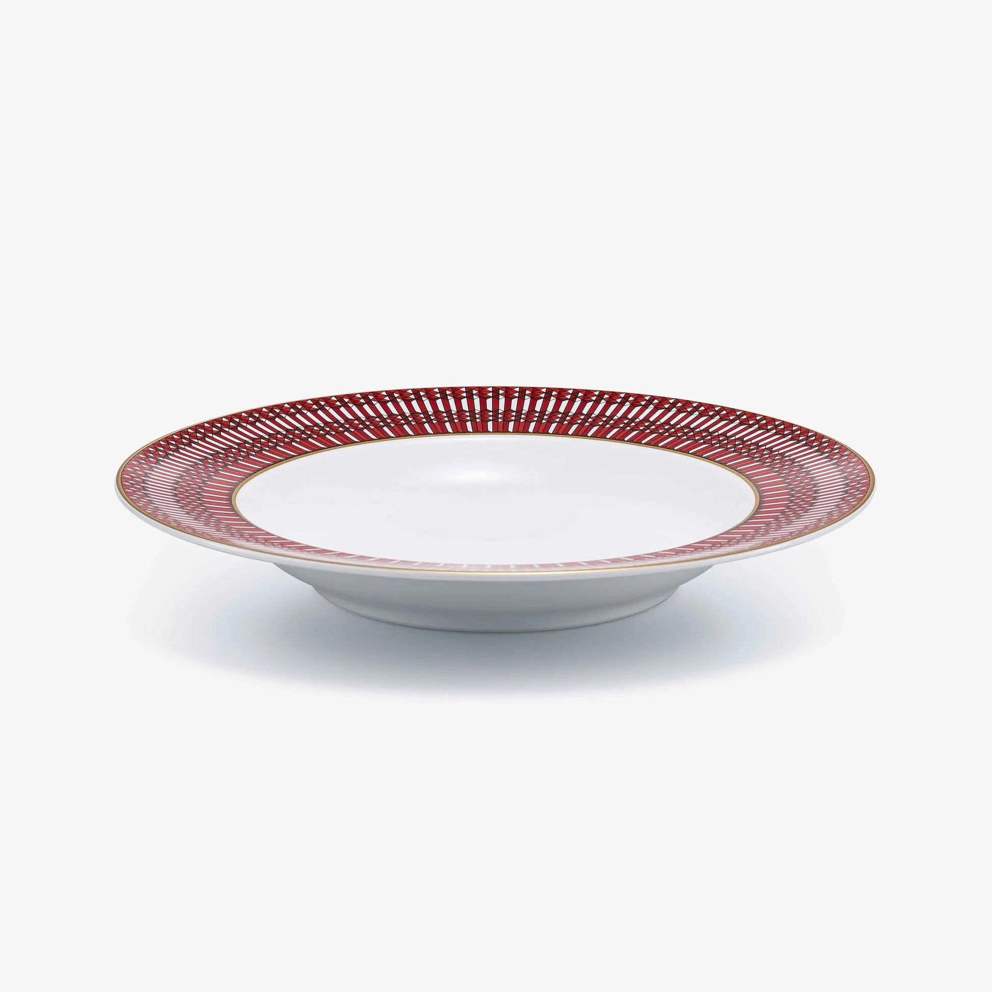 Buy Authentic Baccarat Baccarat Arcadia Red Deep Plates (Set of 2) Dinner Plate - FormFluent Sydney Australia
