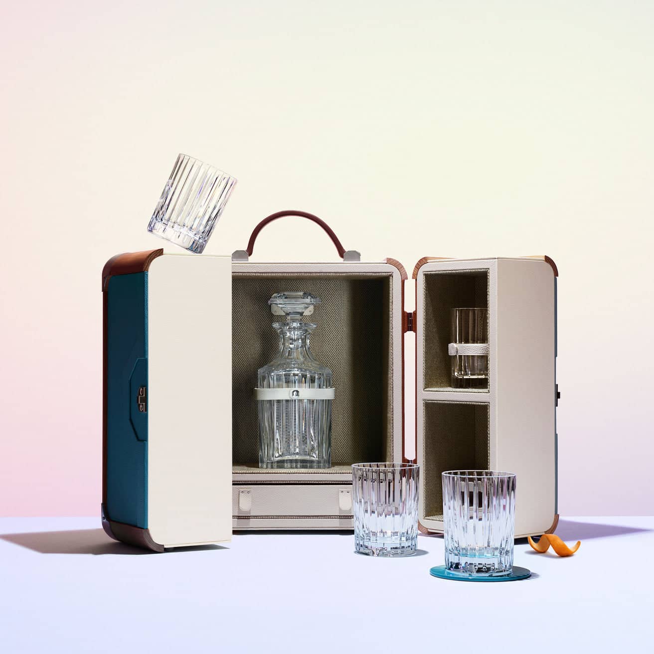 Baccarat Octogone Trunk Harmonie Barware by  Baccarat at   FormFluent Sydney, Australia