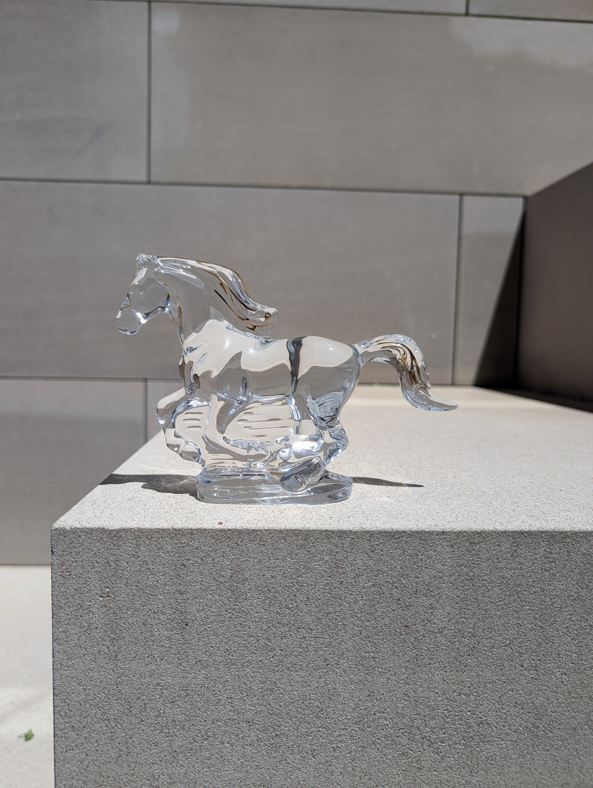  Baccarat Zodiac Horse 2026 Clear and Gold Crystal Sculpture by Baccarat at  FormFluent