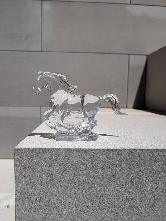 Baccarat Zodiac Horse 2026 Clear and Gold Crystal Sculpture by  Baccarat at   FormFluent Sydney, Australia