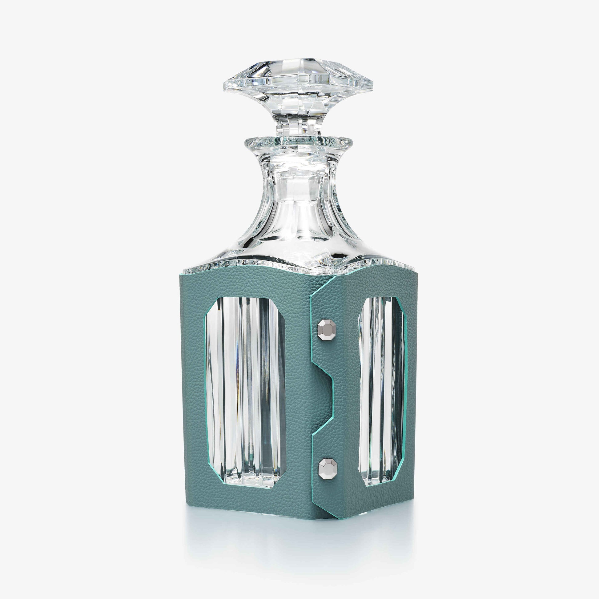  Baccarat Octogone Decanter Case - Blue Green Vase by Baccarat at  FormFluent