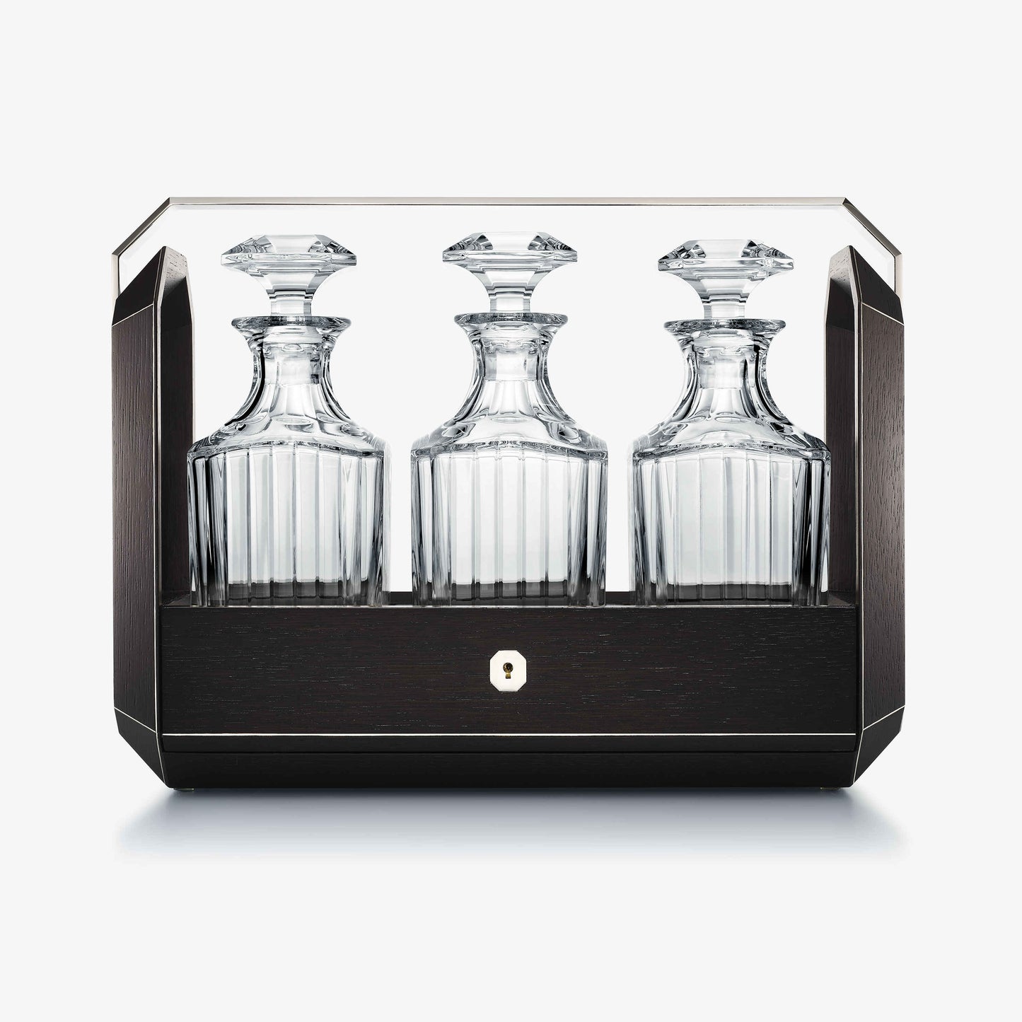  Baccarat Octogone Tantalus Black Oak Barware by Baccarat at  FormFluent