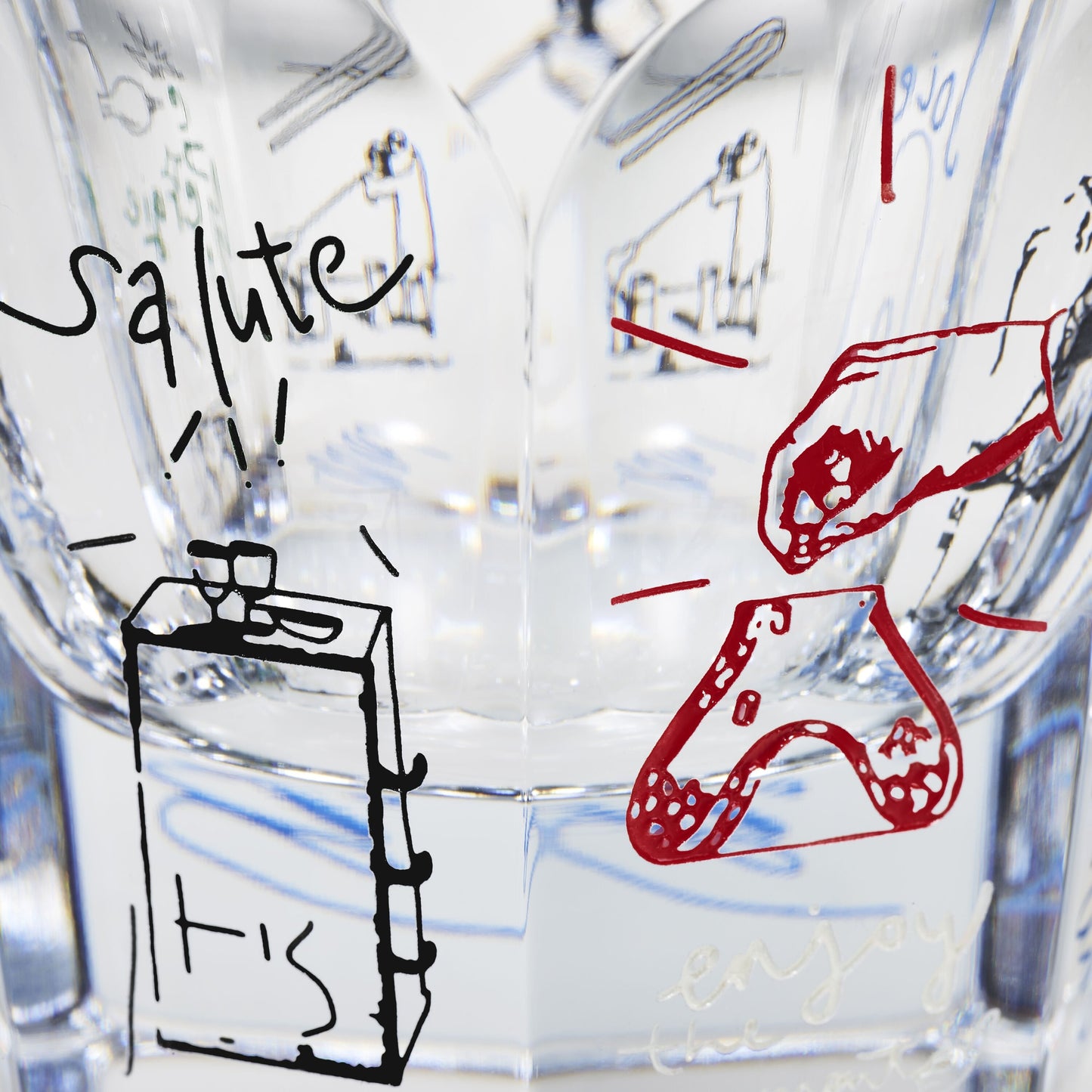  Baccarat Harcourt Decanter and Tumblers Red Set Harry Nuriev Limited Edition Barware by Baccarat at  FormFluent