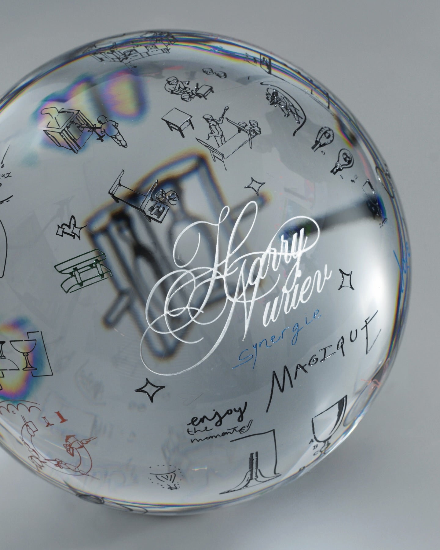  Baccarat Harry Nuriev Sirius Crystal Ball Limited Edition Sculpture by Baccarat at  FormFluent