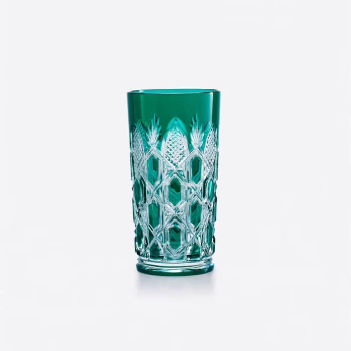 Baccarat Tsar Highball - Green Drinkware by  Baccarat at   FormFluent Sydney, Australia