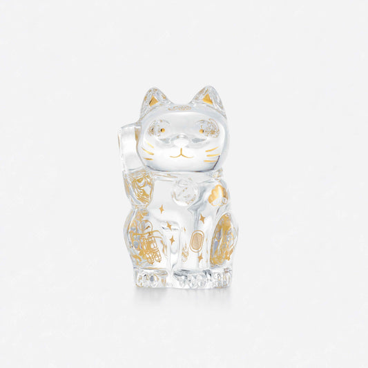  Baccarat Cat Maneki Neko Figurine - Fortune Signs Sculpture by Baccarat at  FormFluent