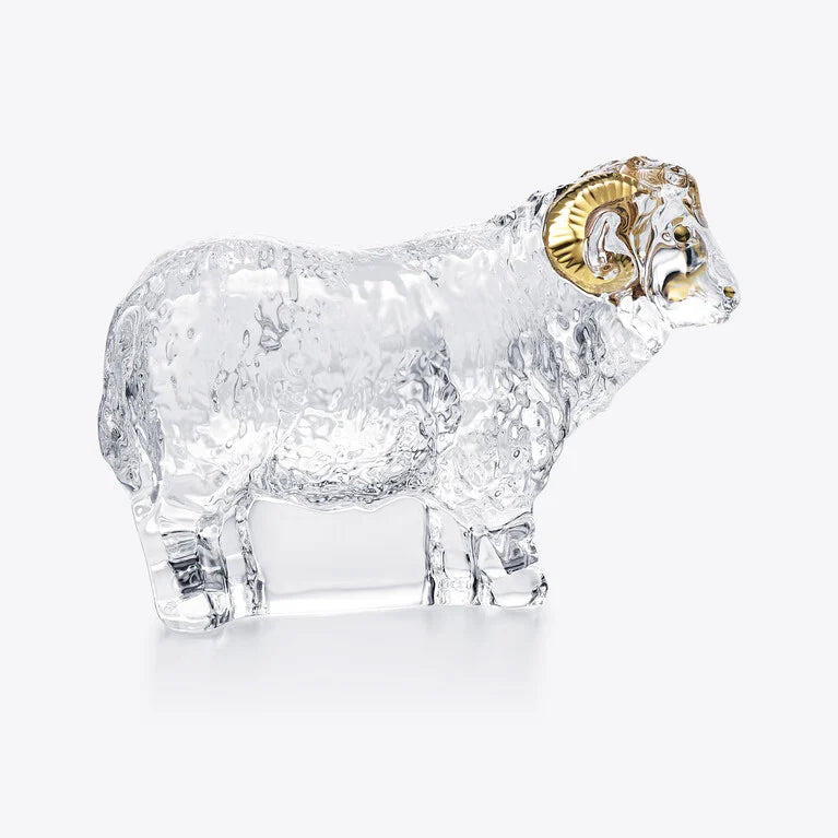 Baccarat Zodiac Sheep 2027 Gold
