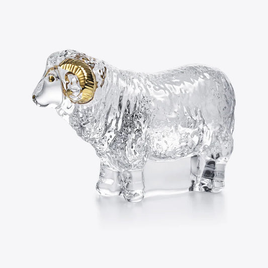Baccarat Zodiac Sheep 2027 Gold