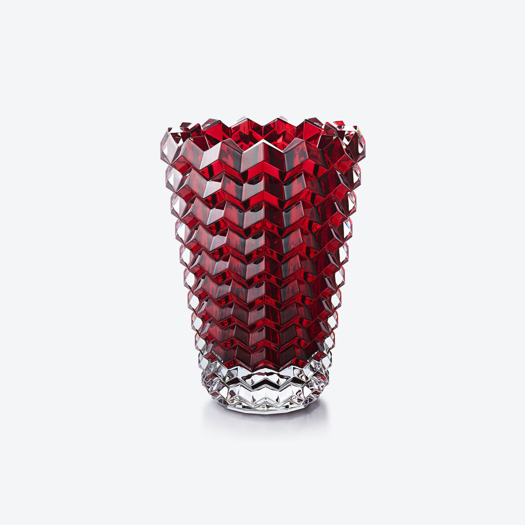 Baccarat Zig Zag (Eye II) Red Vase Vase by Baccarat at  FormFluent Sydney, Australia